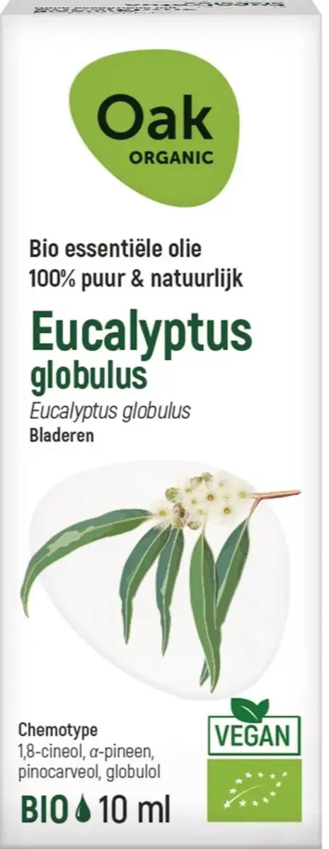 Oak Organic Eucalyptus Globulus Olie 10ml