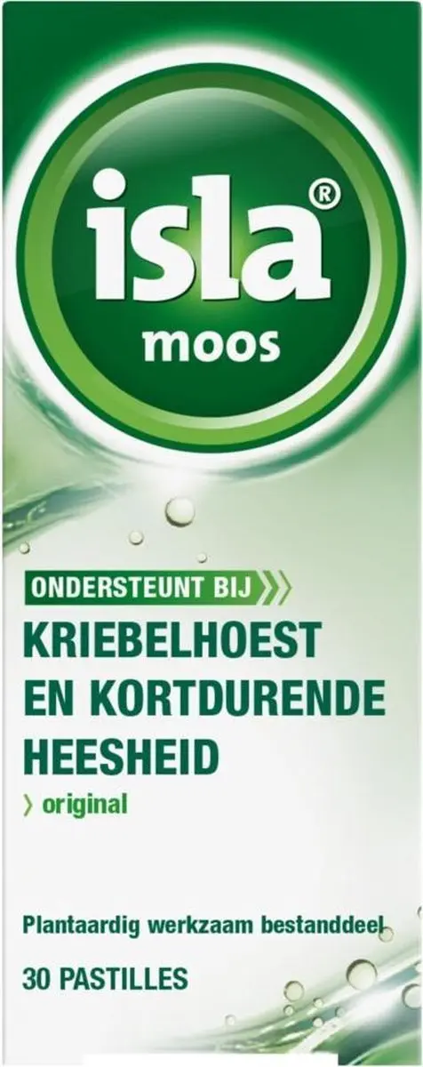 Isla Moos Pastilles - 30 Stuks