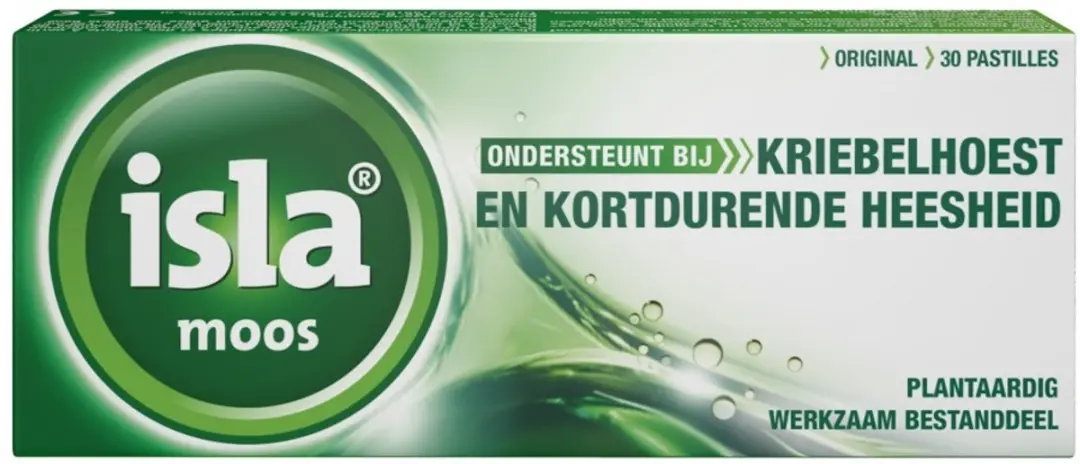 Isla Moos Pastilles - 30 Stuks