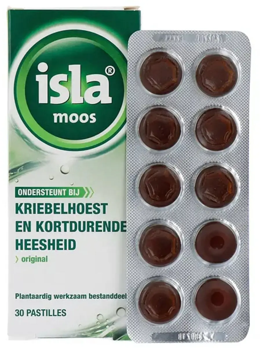 Isla Moos Pastilles - 30 Stuks