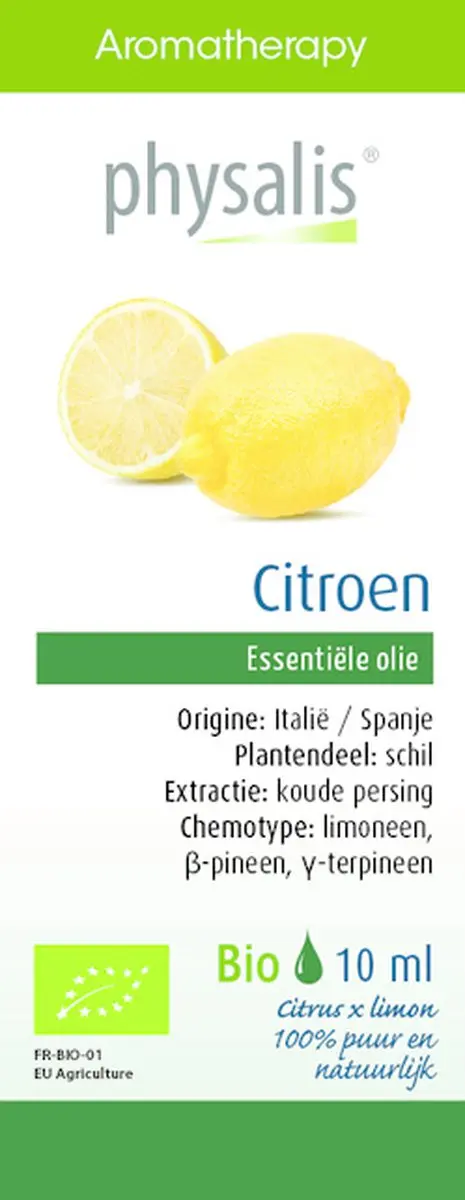 Physalis Citroen Bio Essentiële Olie 10ml