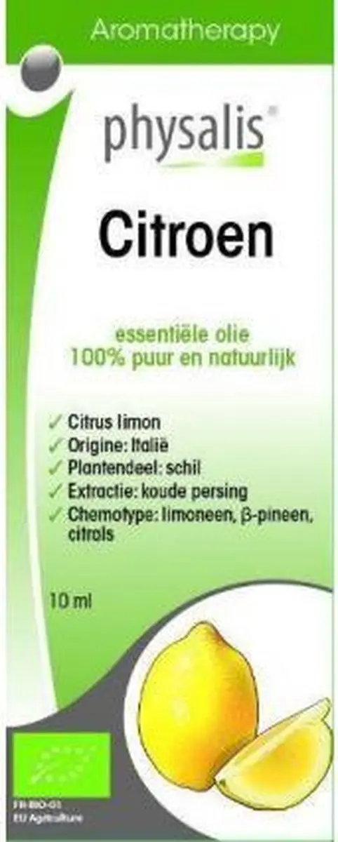 Physalis Citroen Bio Essentiële Olie 10ml