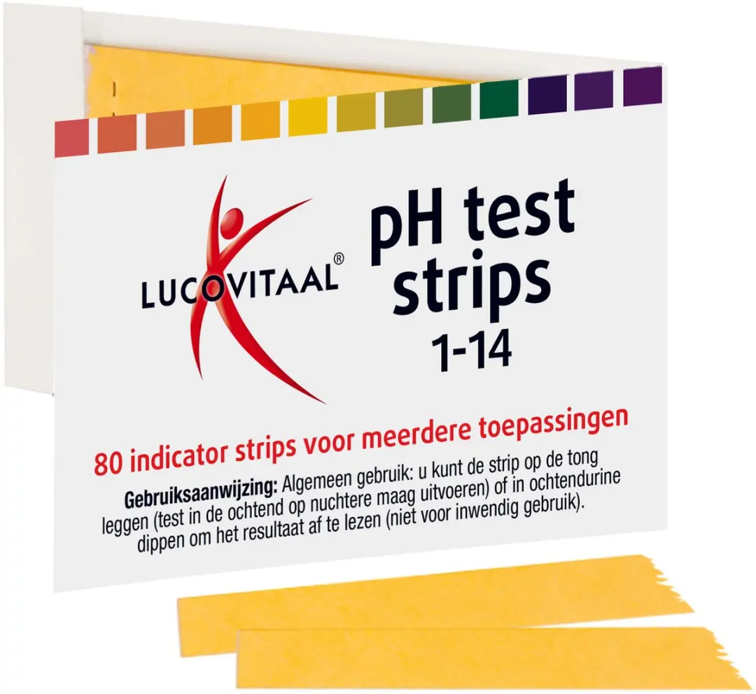 Lucovitaal pH Teststrips - 80 Stuks - afbeelding 6 van 6