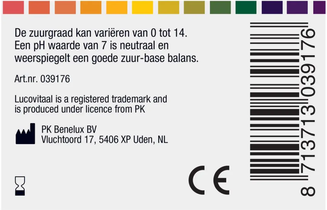Lucovitaal pH Teststrips - 80 Stuks - afbeelding 5 van 6