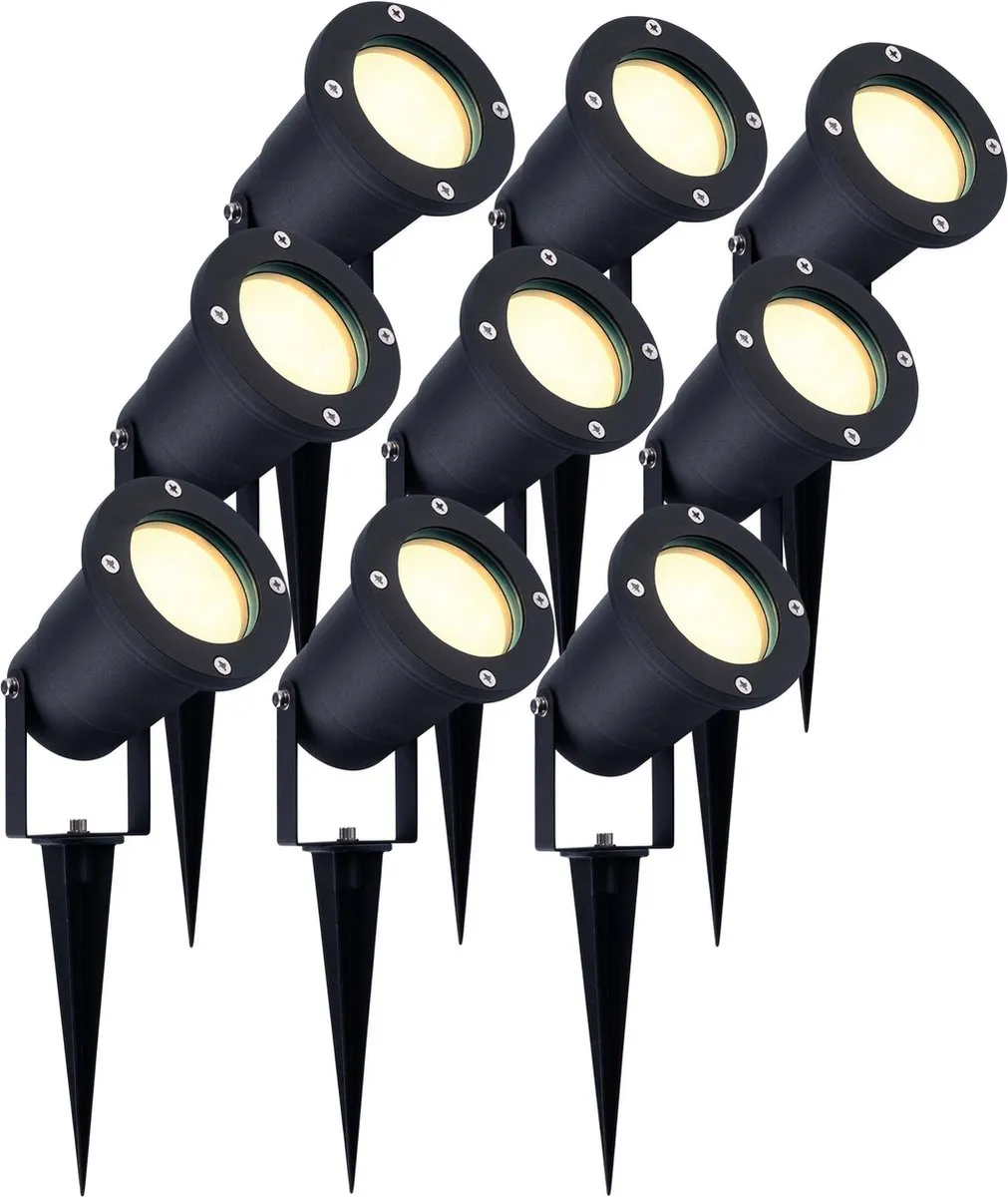 LEDVION 9x LED Prikspots IP65 5W 2700K
