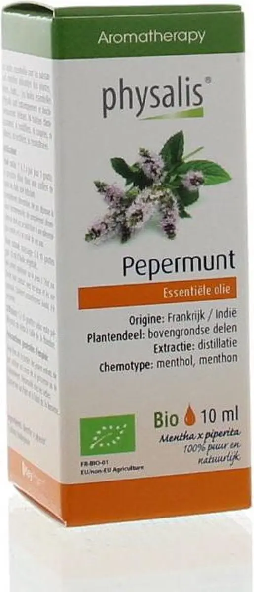Physalis Pepermunt Bio Etherische Olie 10ml - 10 Stuks