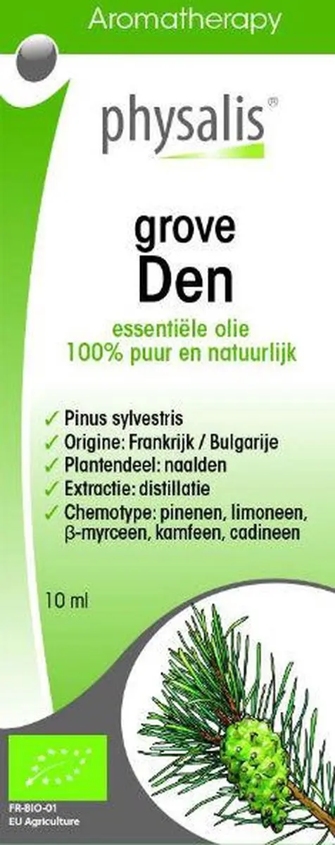 Physalis Den Grove Bio Aromadiffuserolie 10ml - 10 Stuks