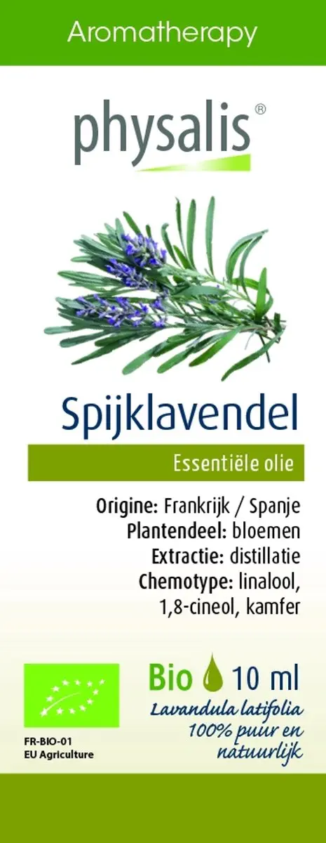 Physalis Bio Spijklavendel 10ml - 10 Stuks