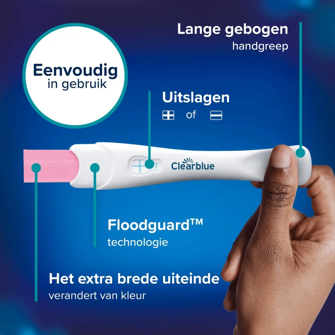 Clearblue Zwangerschapstest Snelle Detectie - 1 Stuk - afbeelding 6 van 6