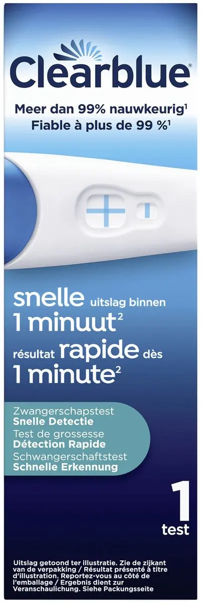 Clearblue Zwangerschapstest Snelle Detectie - 1 Stuk - afbeelding 3 van 6