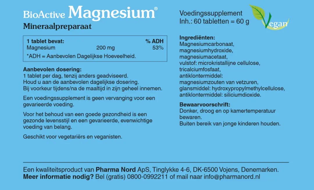 Pharma Nord Bio-Magnesium 60 Tabletten