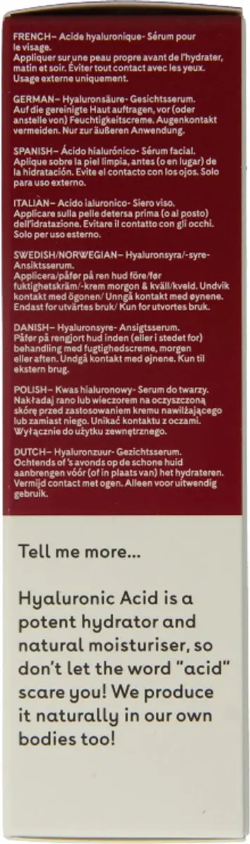 Q+A Hyaluronzuur Serum 30ml