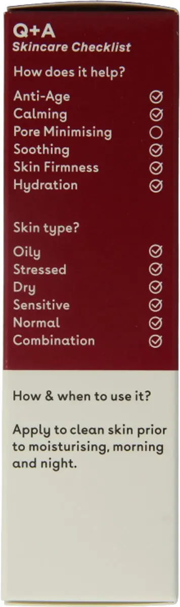 Q+A Hyaluronzuur Serum 30ml