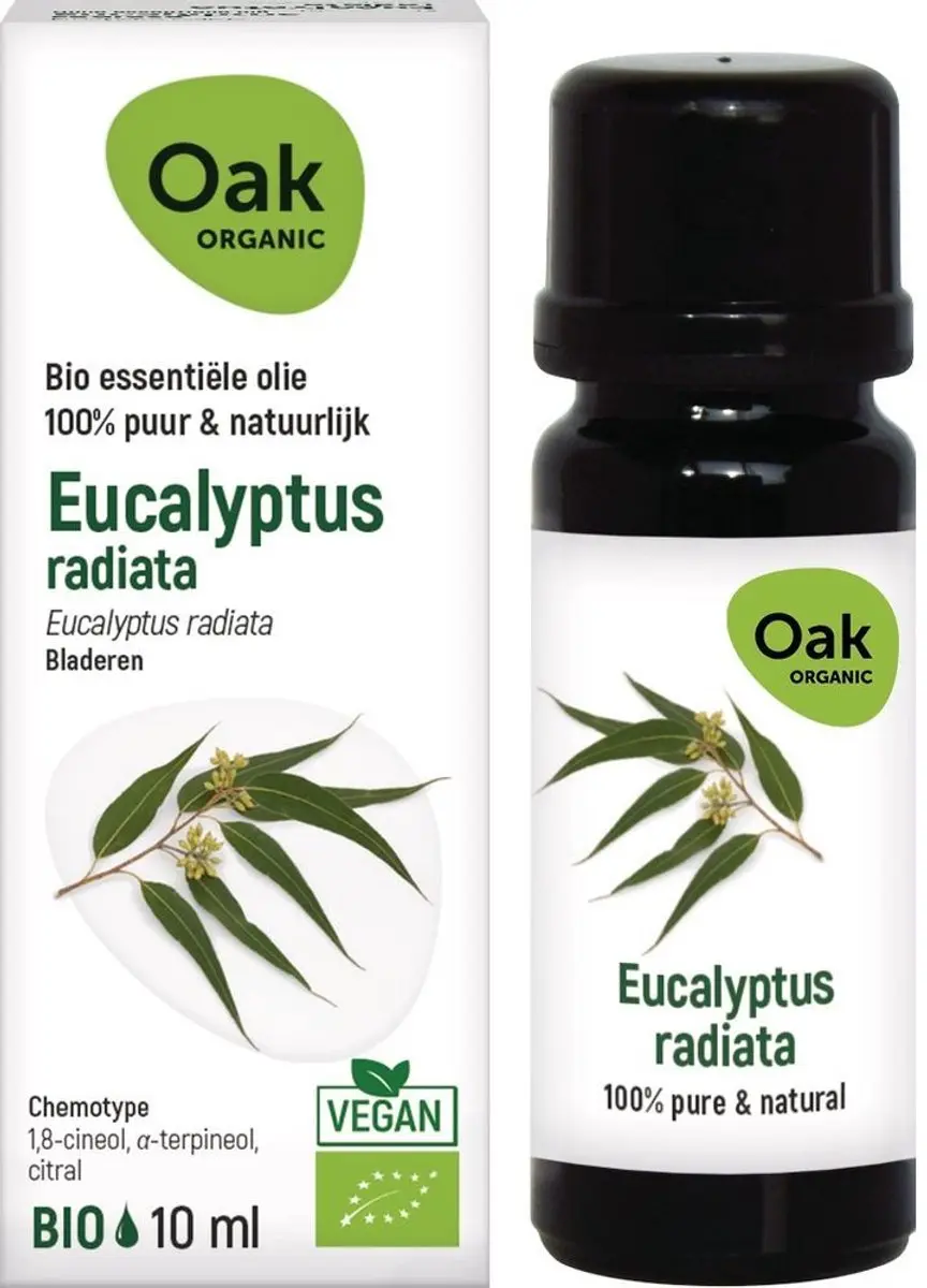 Oak Organic Eucalyptus Radiata Olie 10ml