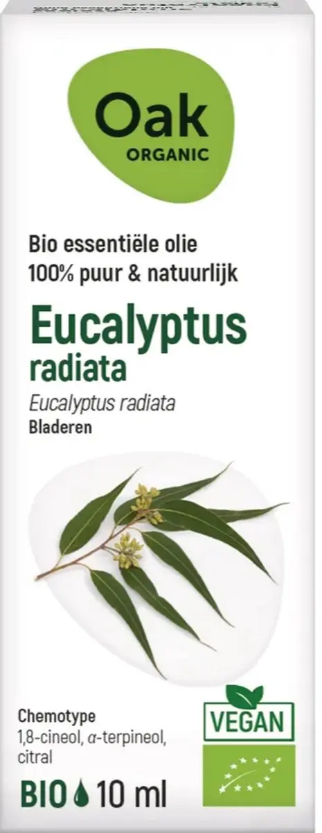 Oak Organic Eucalyptus Radiata Olie 10ml