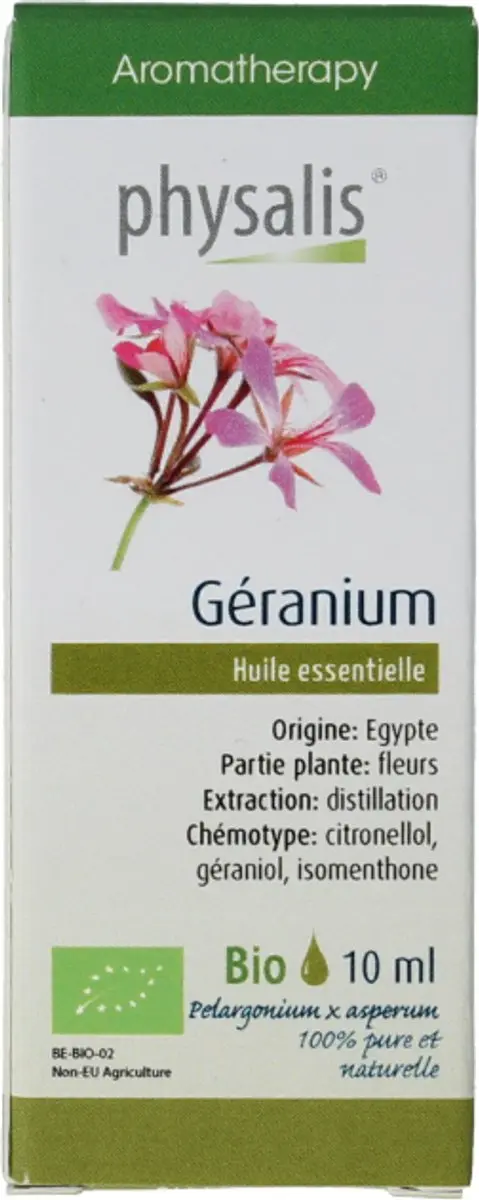 Physalis Geranium Bio 10ml - 10 Stuks