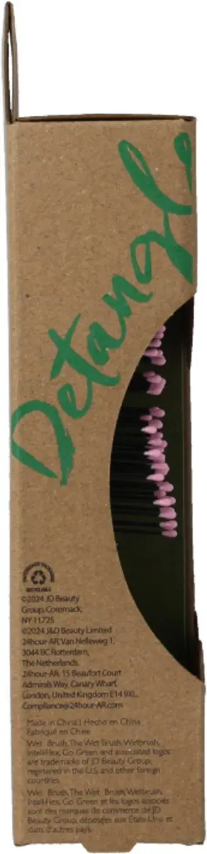 The Wet Brush Go Green Mini Detangler - Roze