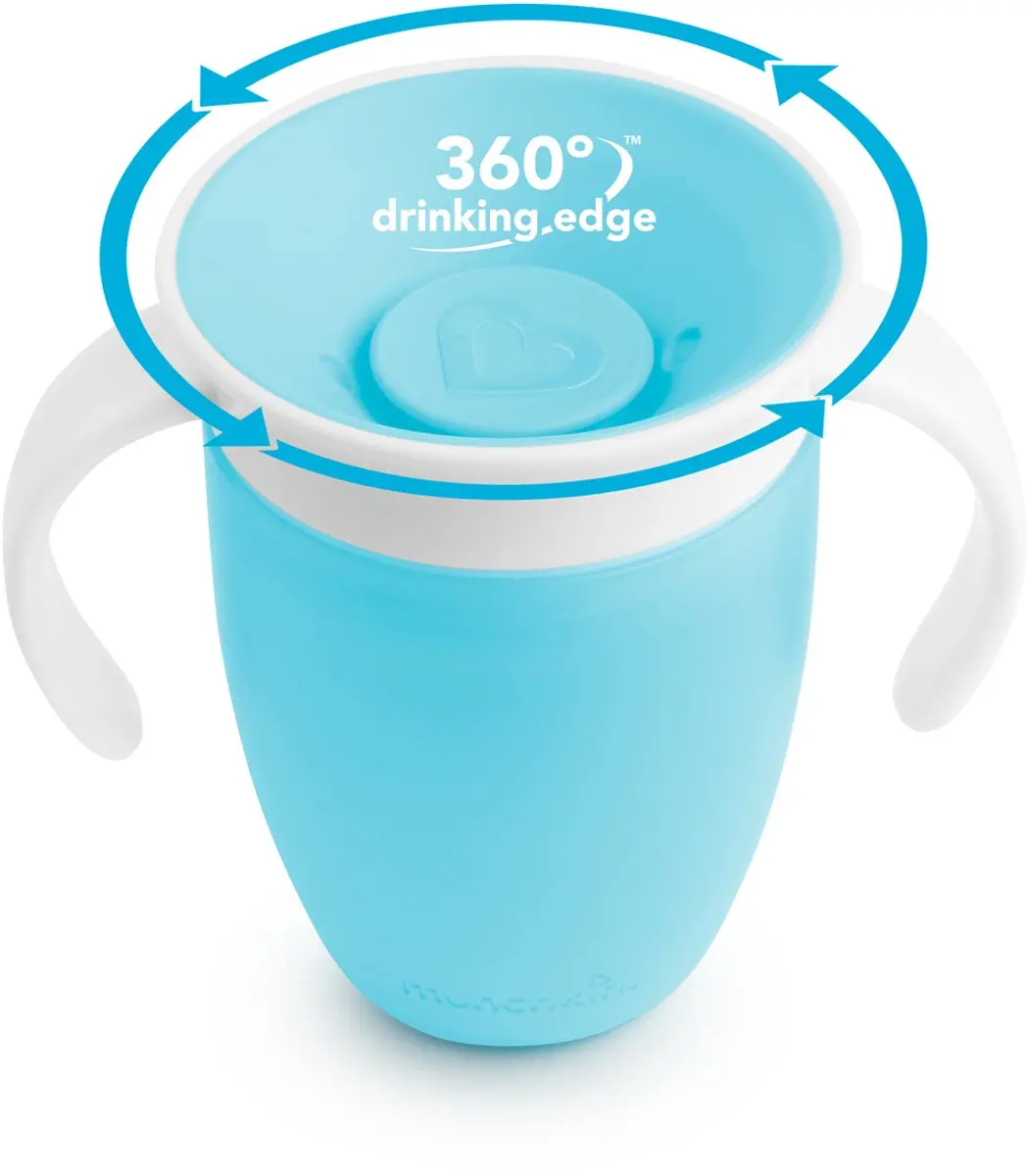 Munchkin Miracle Anti-Lek 360° Drinkbeker 207ml - Blauw