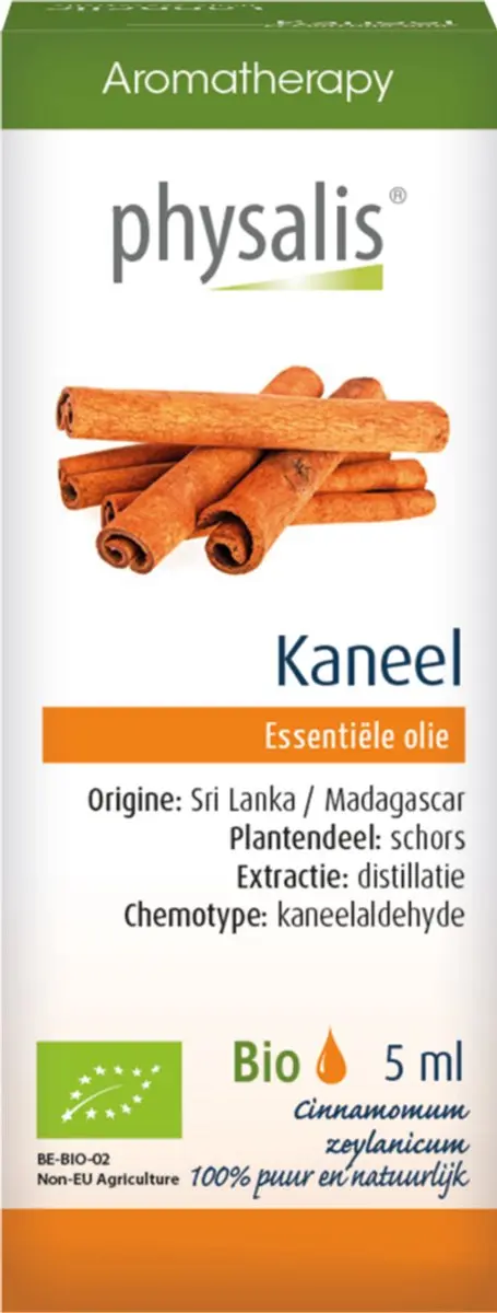 Physalis Kaneel Bio Etherische Olie 5ml