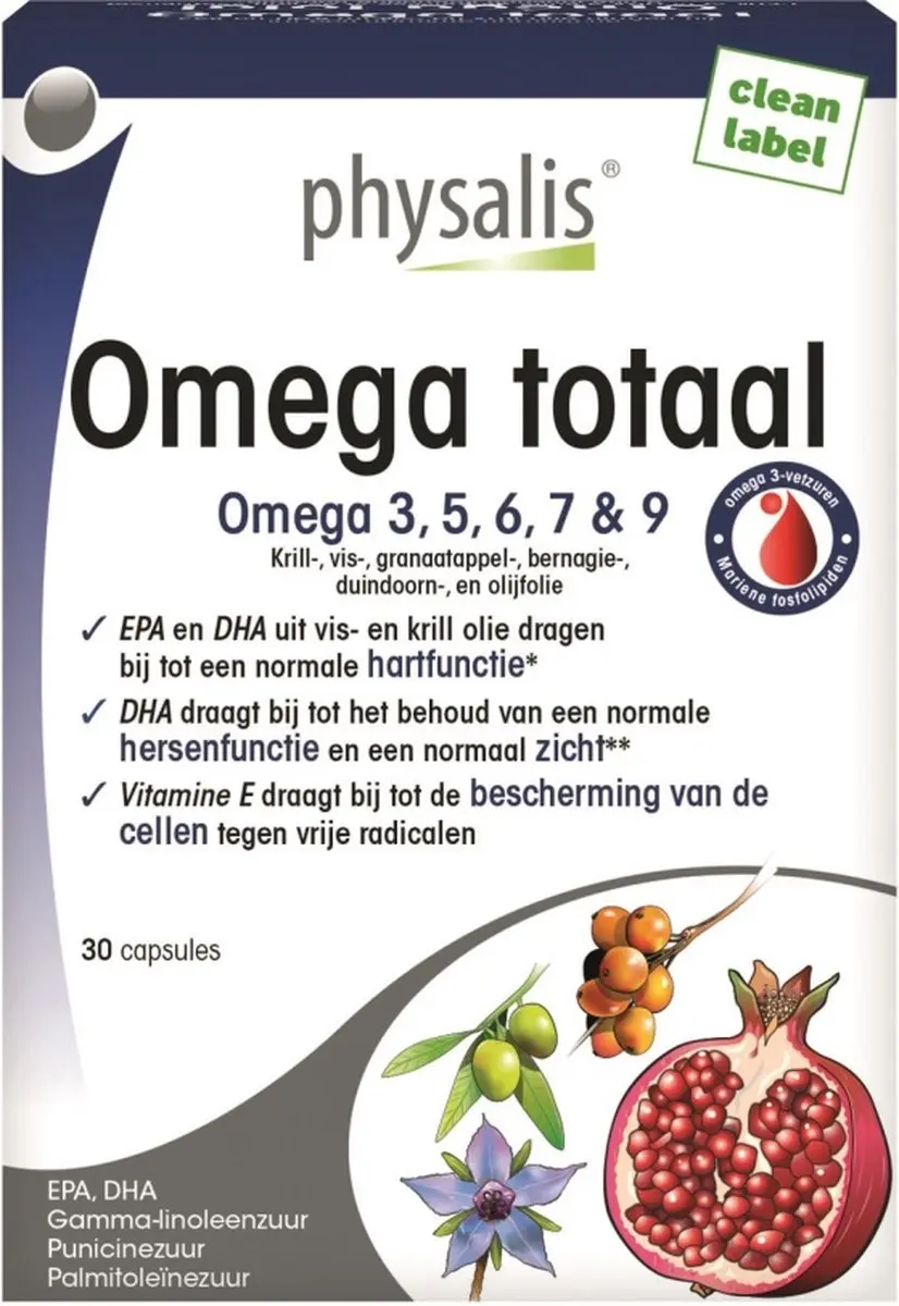 Physalis Omega Totaal 30 Capsules