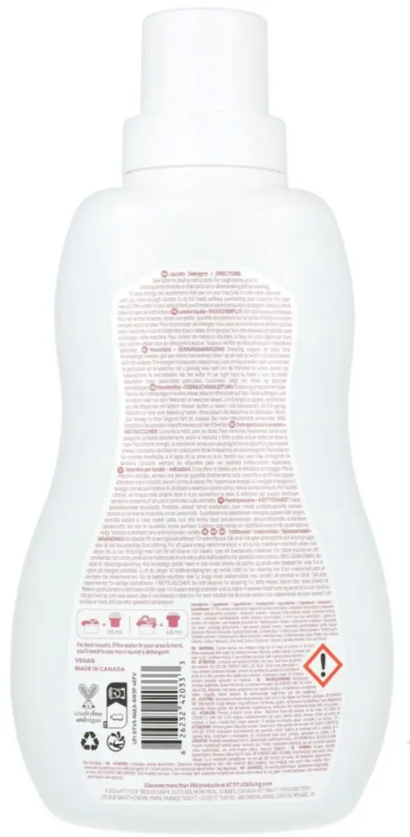 Attitude Little Ones Wasmiddel Vloeibaar 1050ml - 35 Wasbeurten