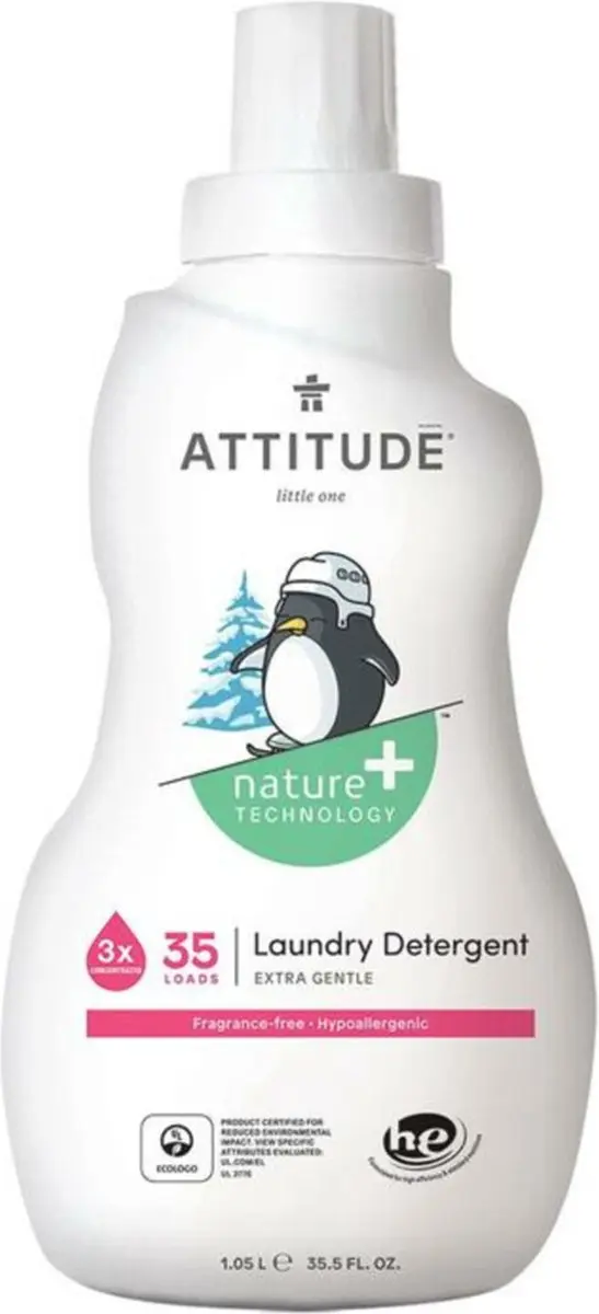 Attitude Little Ones Wasmiddel Vloeibaar 1050ml - 35 Wasbeurten