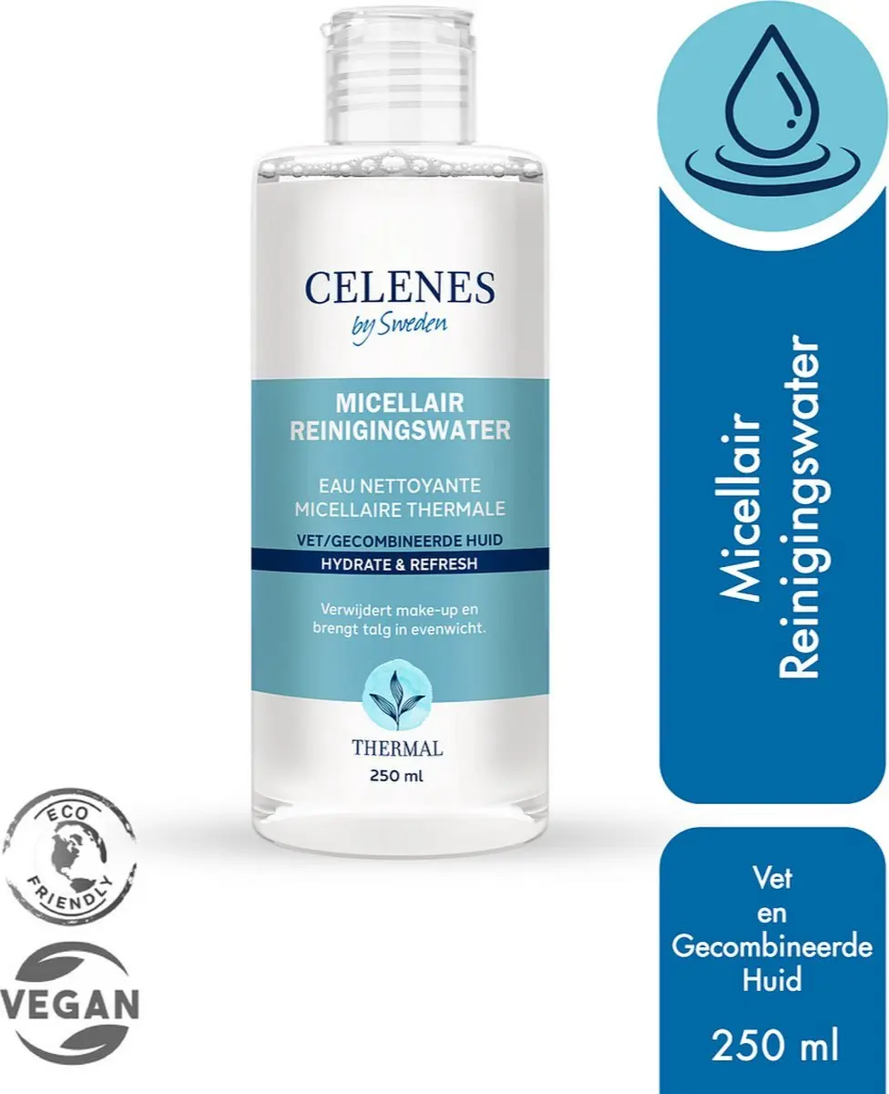 CELENES Thermal Micellair Reinigingswater 250ml - Vettige/Combinatie Huid