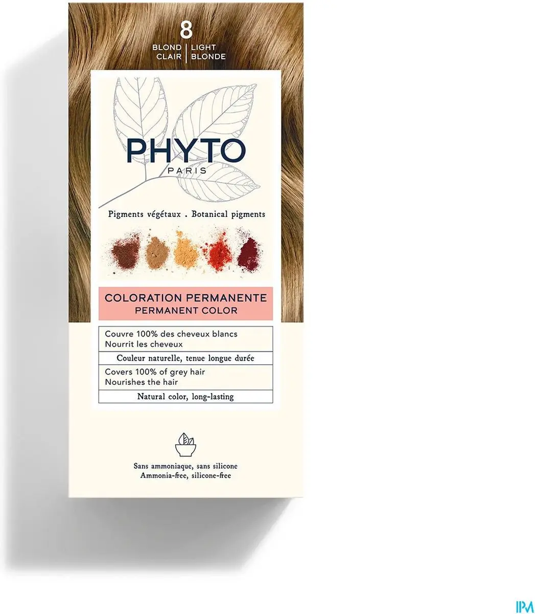 Phyto PhytoColor 08 Light Blonde Permanent Haarkleur 3ml