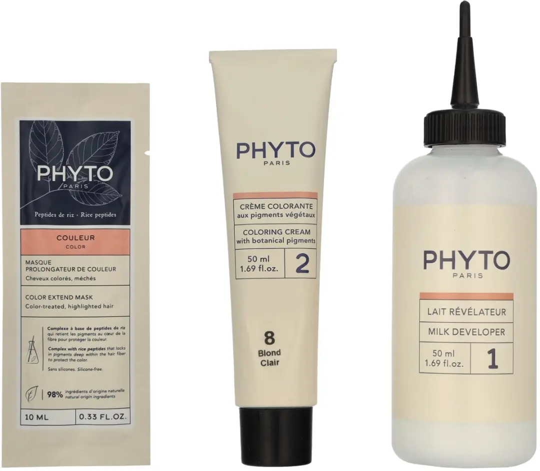Phyto PhytoColor 08 Light Blonde Permanent Haarkleur 3ml