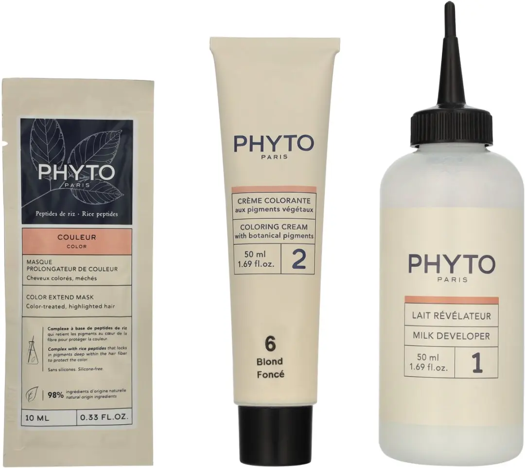 Phyto Paris Phytocolor Blonde Fonce #6 Permanent Haarkleuring 3ml