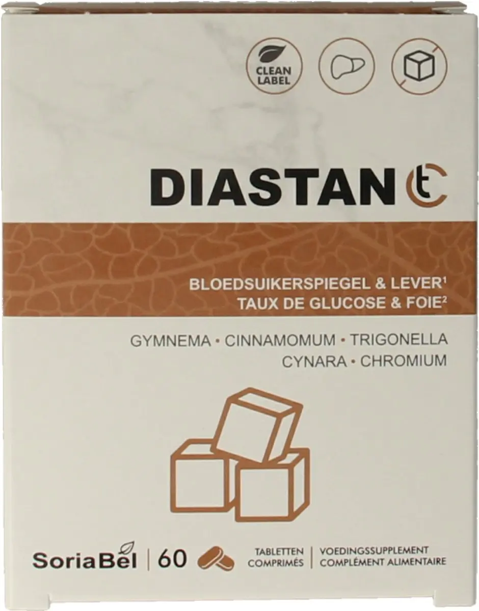 Soria Natural Diastan CT 700mg - 60 Tabletten