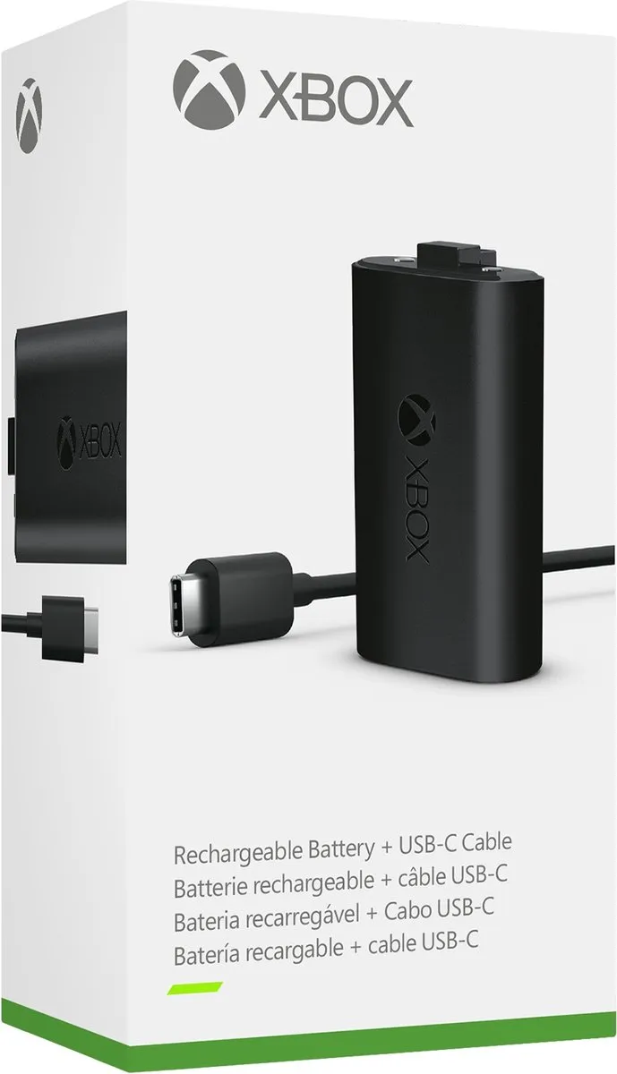 Xbox Play & Charge oplaadkit + USB-C kabel