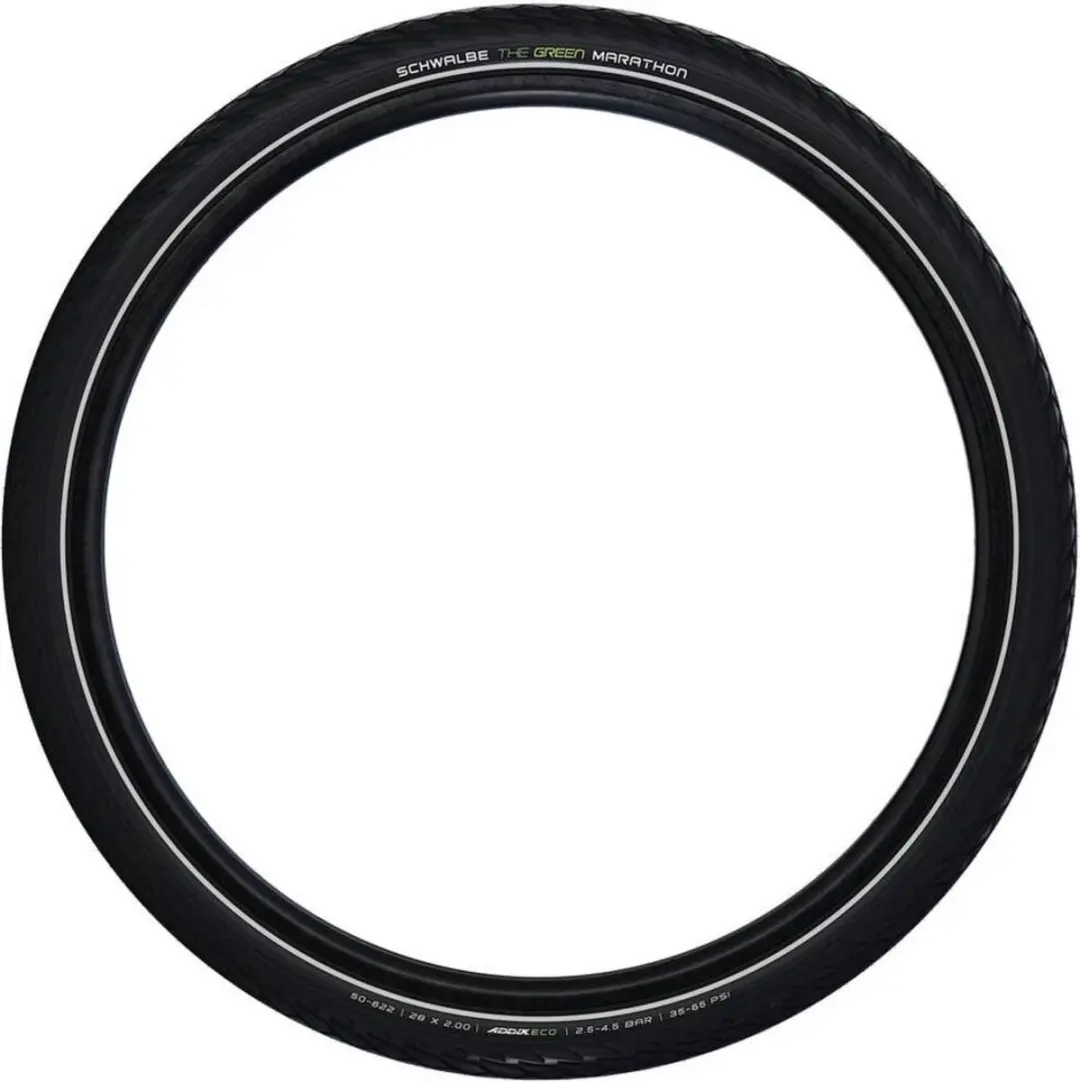 Schwalbe Green Marathon Buitenband 16x1.35/35-349mm - Zwart met reflectie