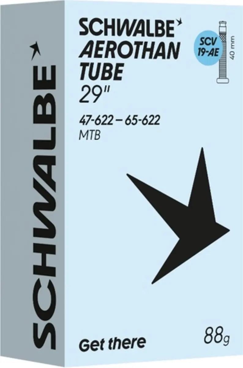 Schwalbe Aerothan Tube SCV19-AE 29" - MTB - Klikventiel - Clear