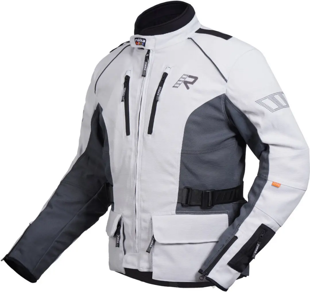 Rukka AirTacama Licht Grijs Antraciet Textiele Motorjas