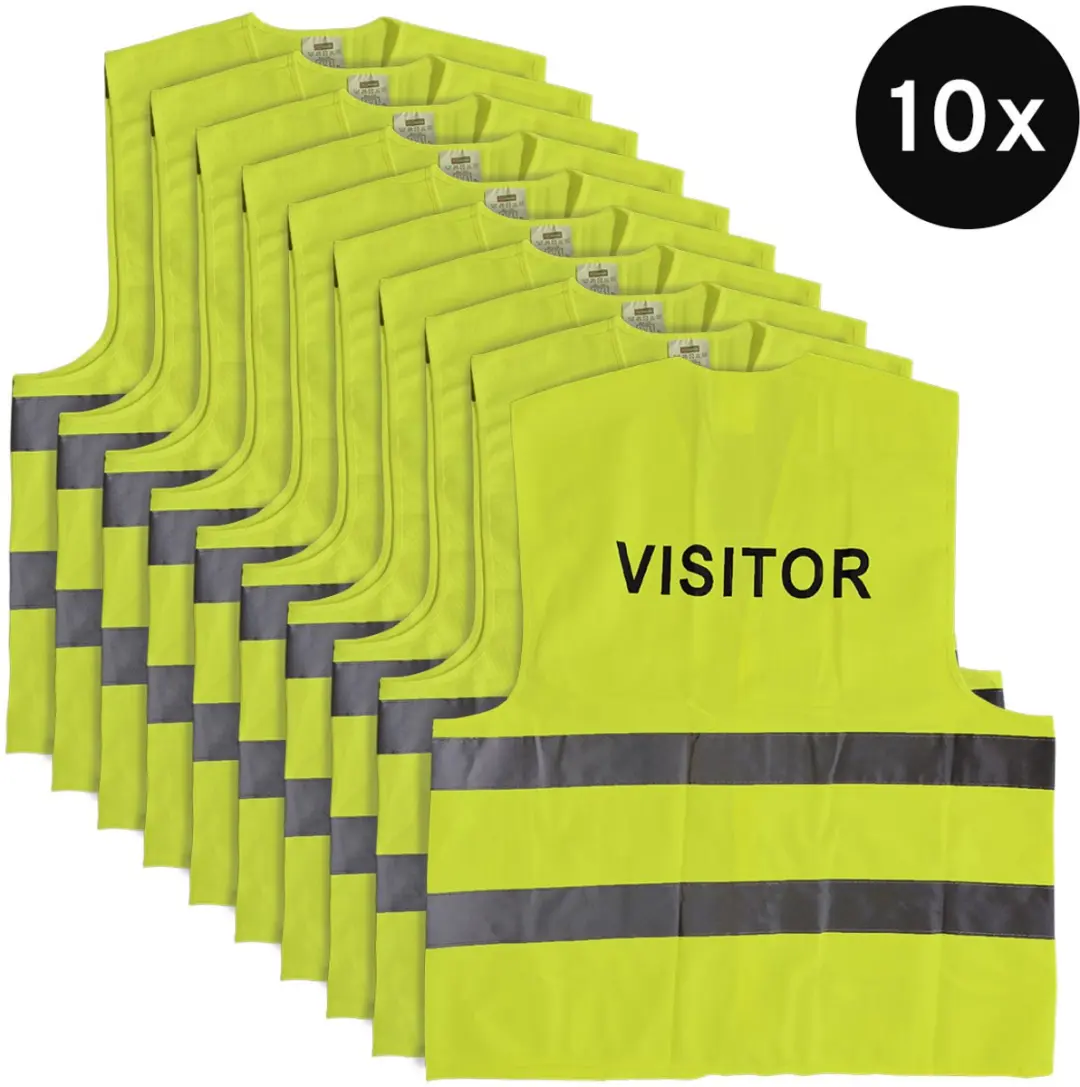 Mexxo Visitor veiligheidshesje geel