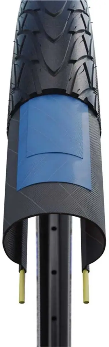 Buitenband Schwalbe Marathon Racer RaceGuard 28 x 1.35 / 35-622 - zwart met reflectie