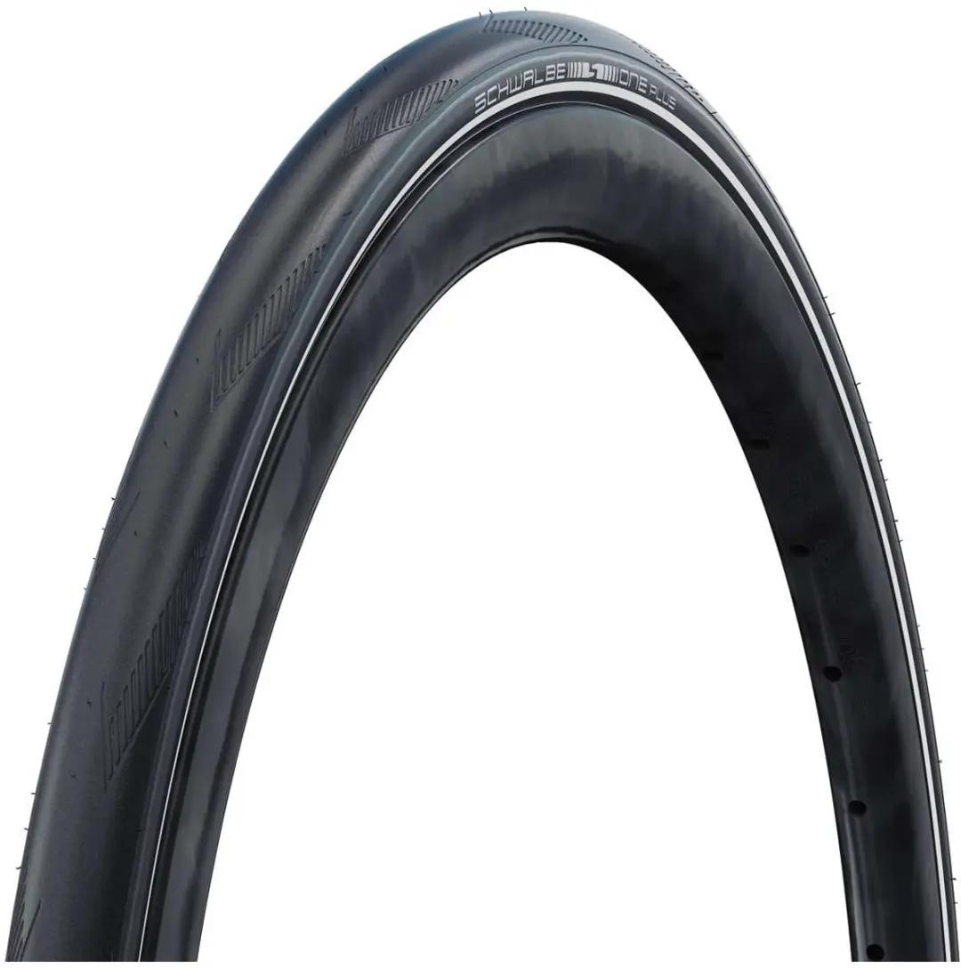Schwalbe One Plus Addix Smartguard 700c X 32 Stijve Racefietsband Zwart 700C x 3