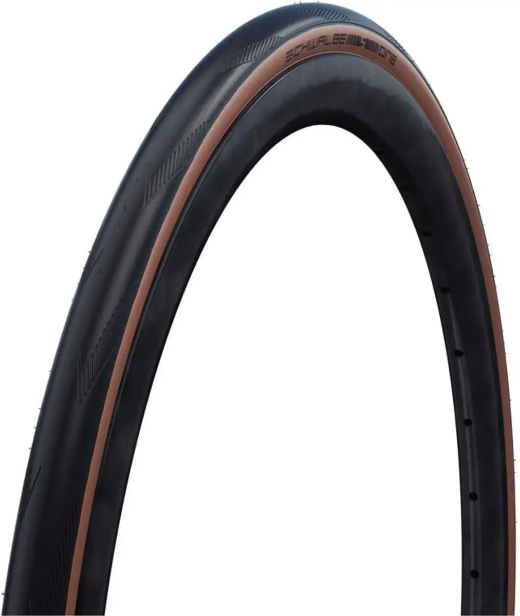 Schwalbe One RaceGuard 28x1.00 Vouwband - Bronzen zijwand