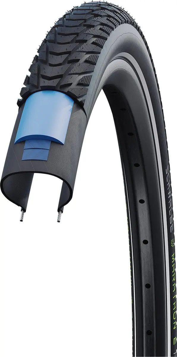 Schwalbe Marathon E-Plus Performance 28x2.00 Buitenband - Zwart Reflecter