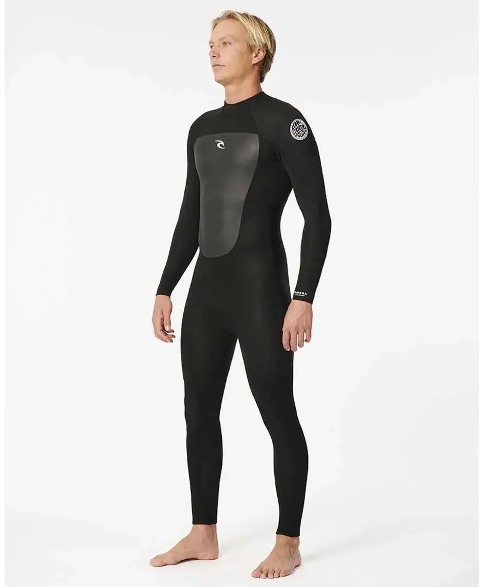 Rip Curl Omega 4/3mm Heren Wetsuit - Rugritssluiting - XL