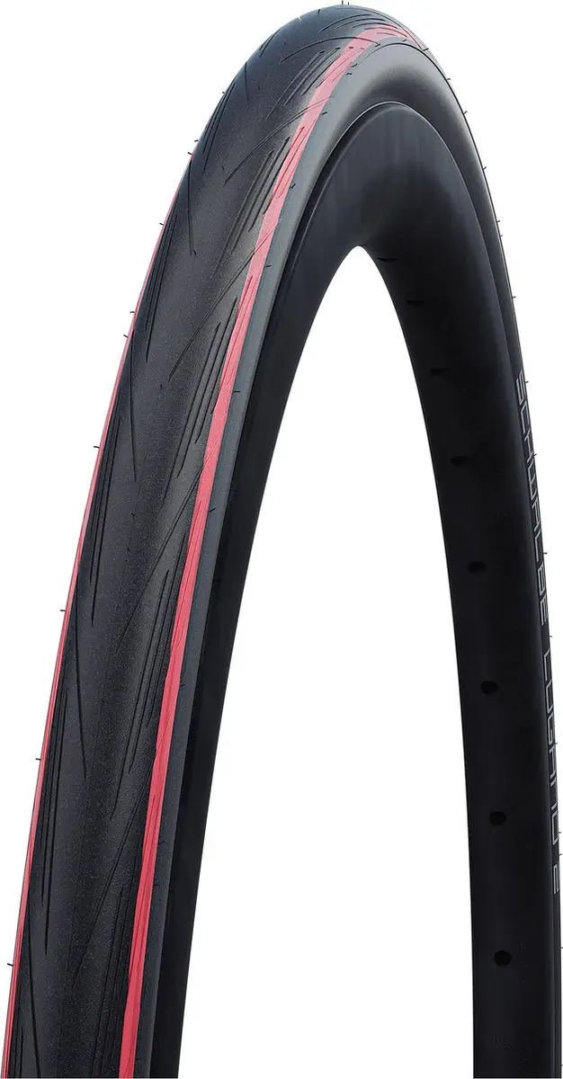 Schwalbe Lugano 2 K-Guard 28x1.00 Buitenband - Zwart met rode strepen