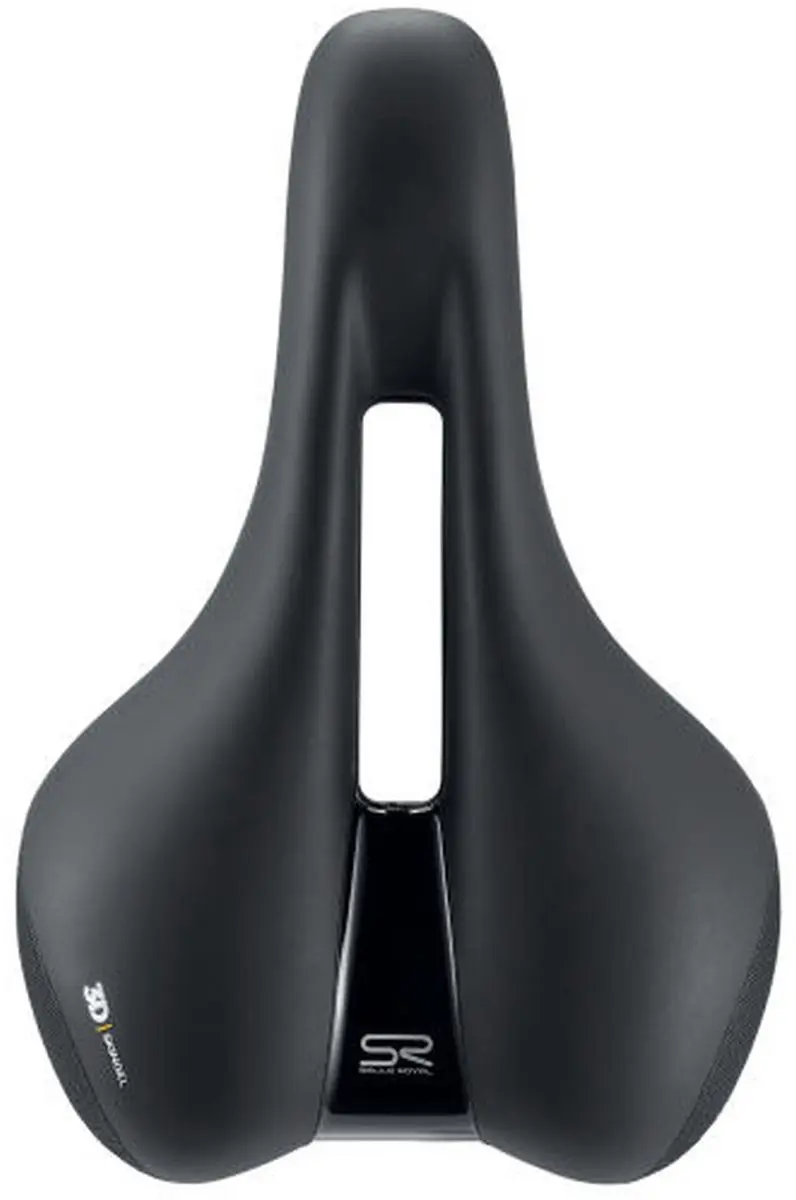 Selle Royal Ellipse Athletic Fietszadel - Stadsfiets - Zwart