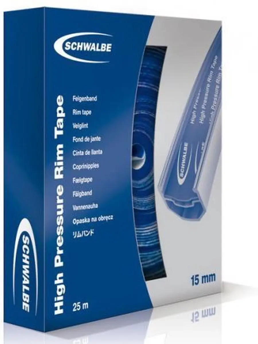 Velglint Schwalbe 25 meter x 18 mm - zelfklevend textiel (op rol)