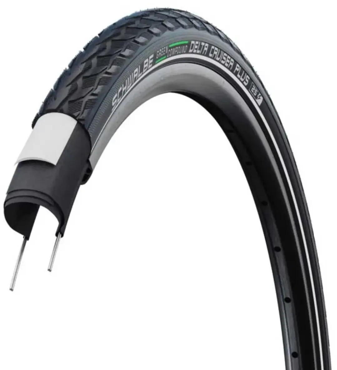Schwalbe Delta Cruiser Plus 650c X 35 Stijve Gravelband Zwart 650C x 35