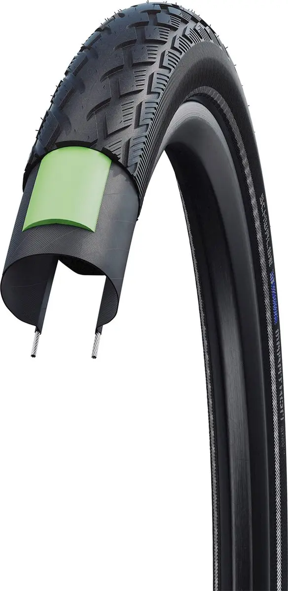 Schwalbe Delta Cruiser Plus 650c X 35 Stijve Gravelband Zwart 650C x 35