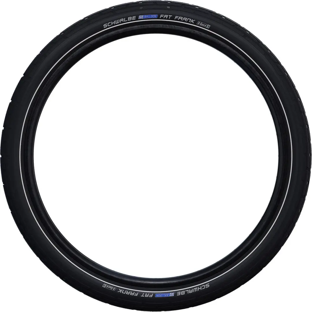 Schwalbe Fat Frank K-Guard TwinSkin 28x2.00" Buitenband - Zwart met reflecterende rand