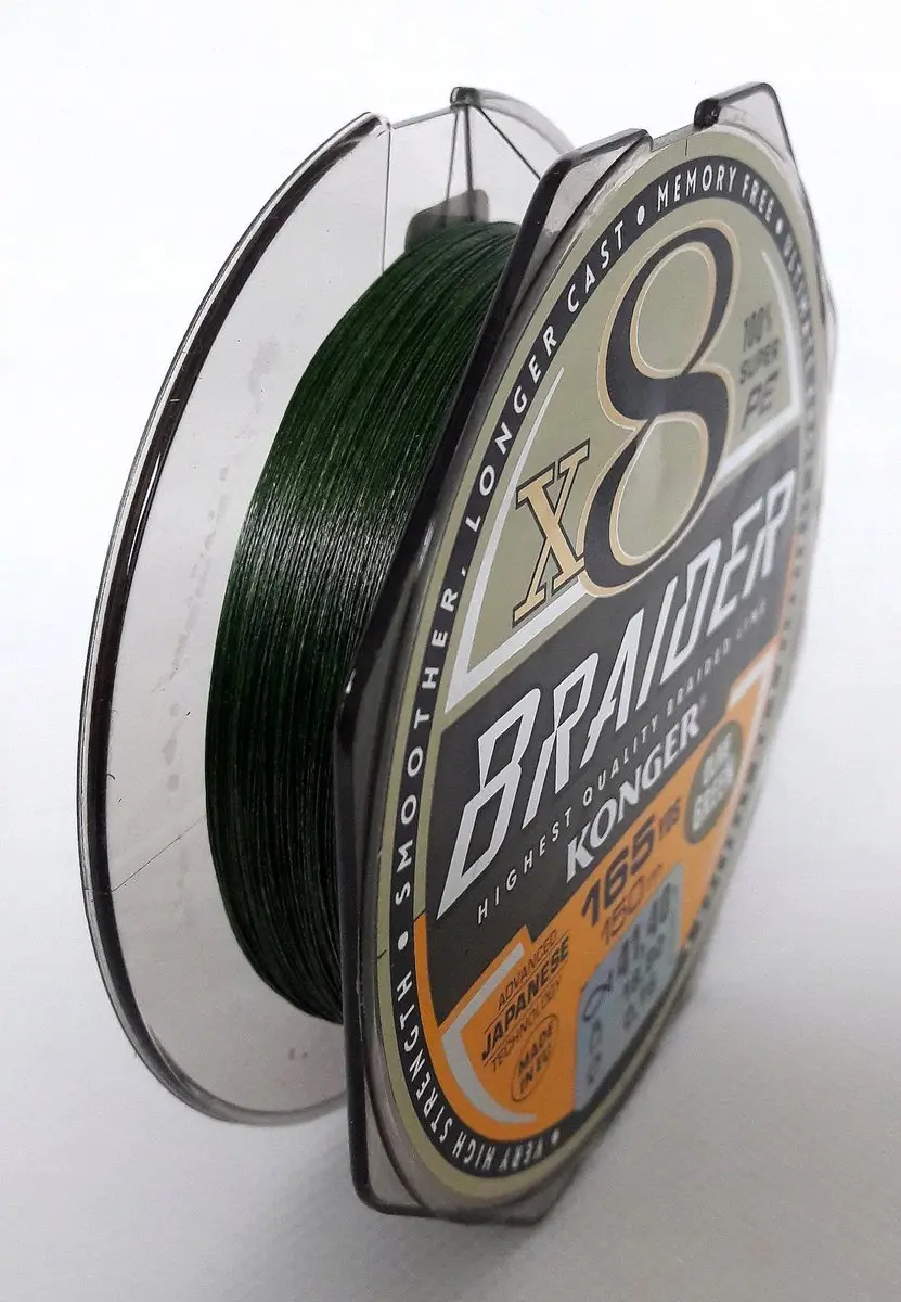 Konger Braider X8 0.16mm 150m Groene Vislijn