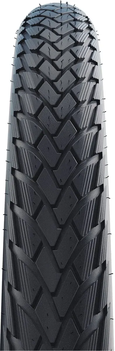 Schwalbe Green Marathon GreenGuard 28x1.00" - Zwart met reflectie