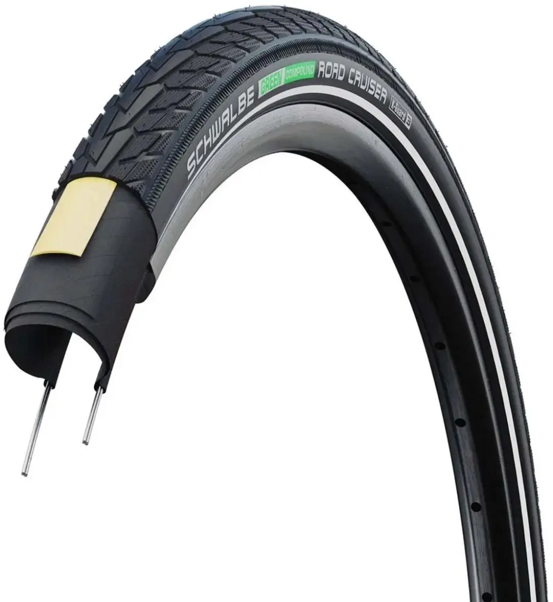 Schwalbe Cruiser K-guard Twinskin 700c X 35 Stevige Urbanband Zilver 700C x 35
